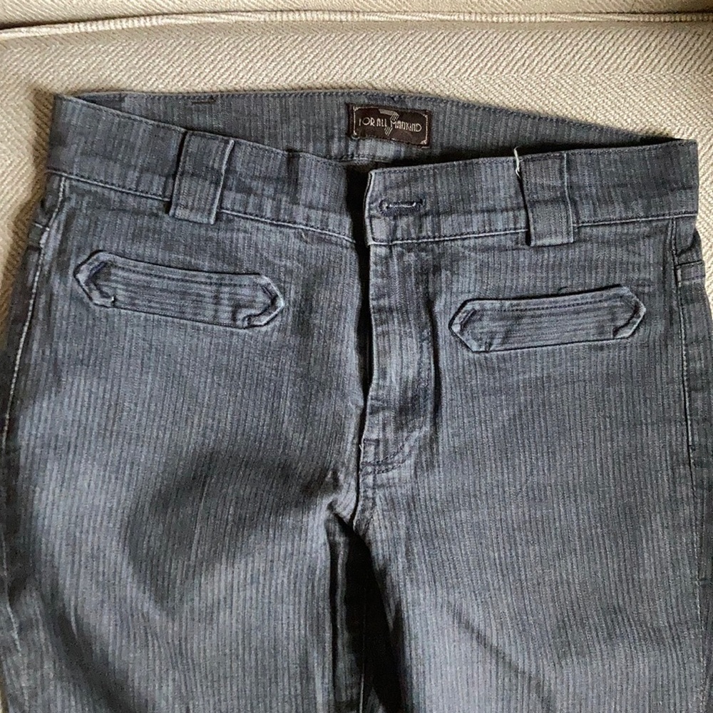 Pin striped 7 for all mankind jeans